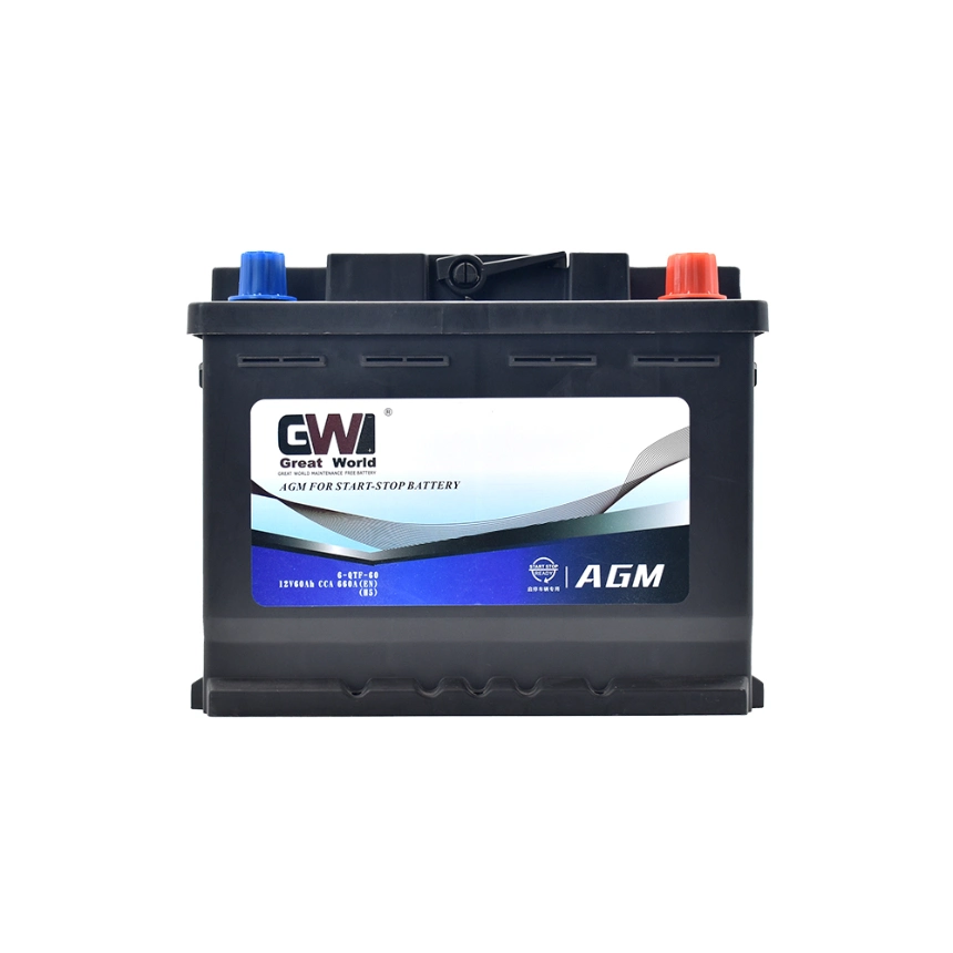 12V 70ah New Design AGM Automotive Auto Battery for Hybrid Automobile Start-Stop Car Varta Exide Type