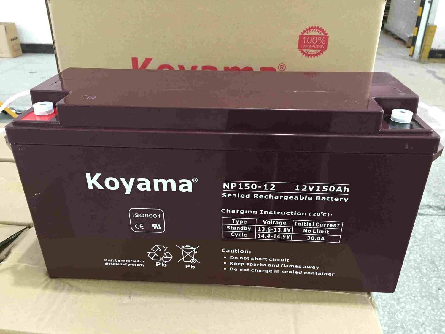 태양광 가로등 시스템용 AGM 장수명 12V 150ah AGM 배터리